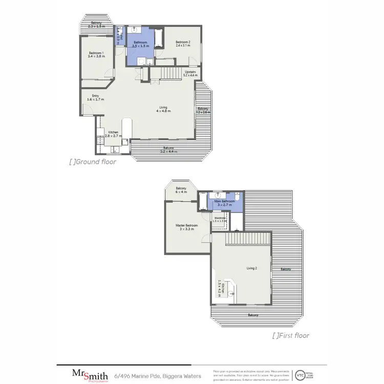 Floorplan of Homely apartment listing, 6/496 Marine Parade, Biggera Waters QLD 4216