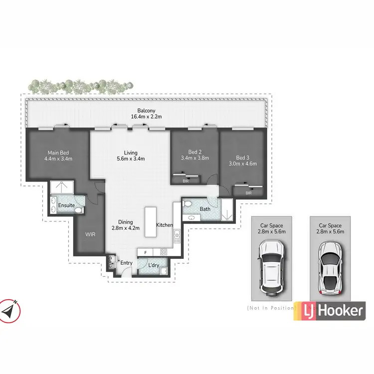 Floorplan of Homely unit listing, 5/32 Rock Street, Scarborough QLD 4020