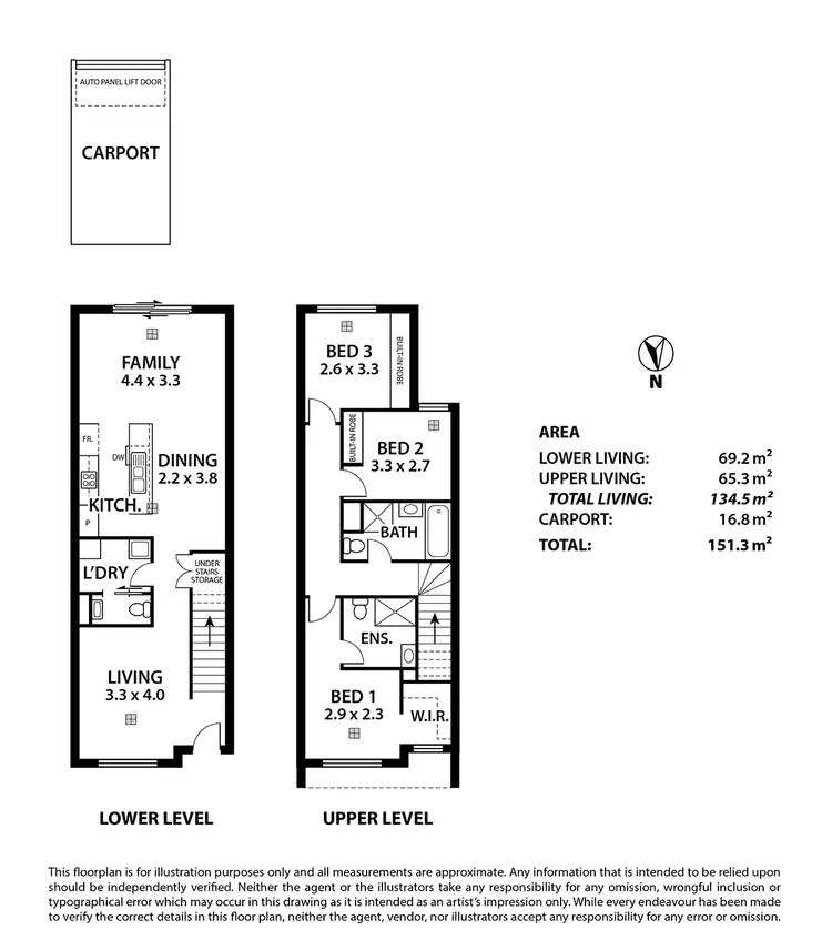 Floorplan of Homely townhouse listing, 11 Culver Lane, Mount Barker SA 5251