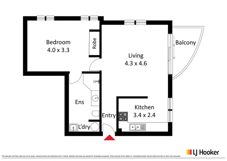 Floorplan of Homely apartment listing, 51/2 Ranken Place, Belconnen ACT 2617