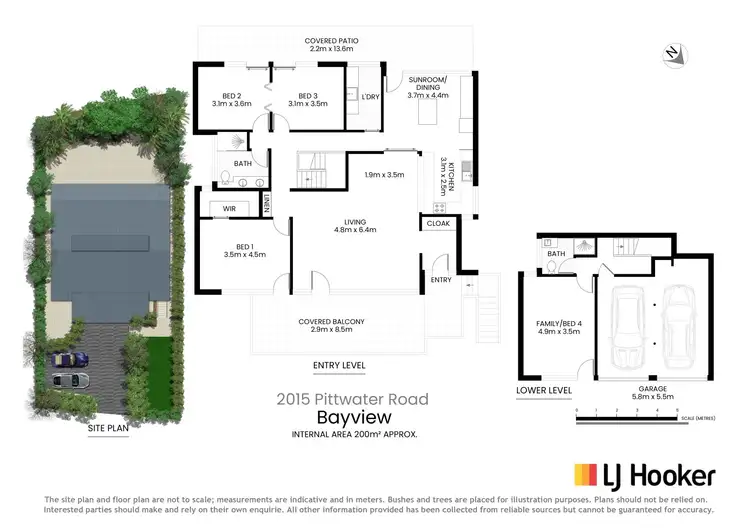 Floorplan of Homely house listing, 2015 Pittwater Road, Bayview NSW 2104