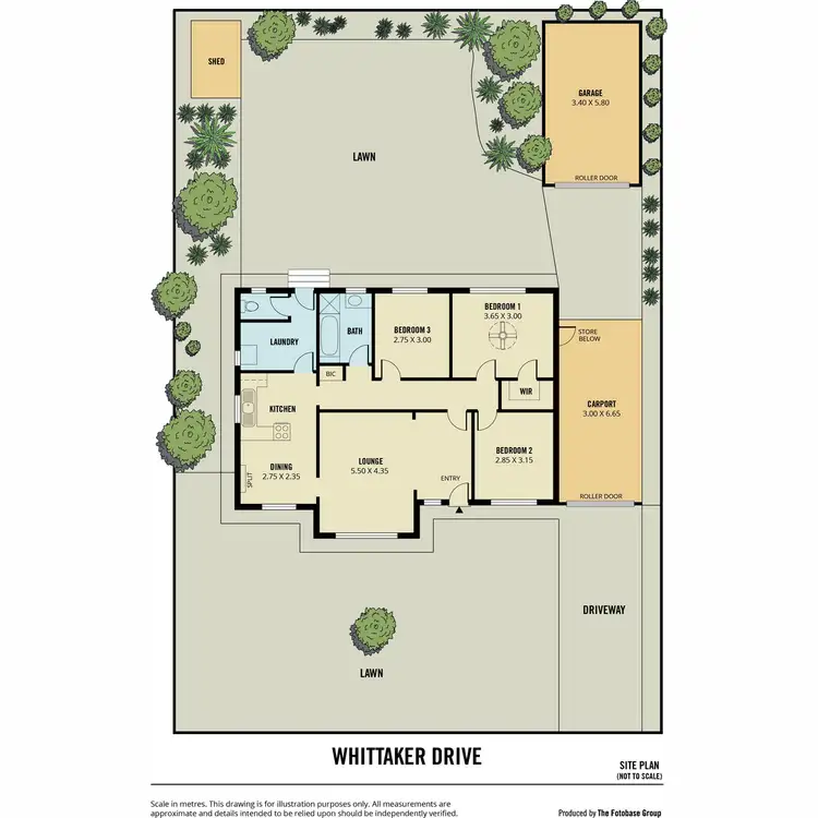 Floorplan of Homely house listing, 11 Whittaker Drive, Modbury SA 5092