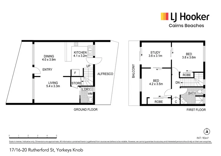 Floorplan of Homely townhouse listing, 17/16-20 Rutherford Street, Yorkeys Knob QLD 4878