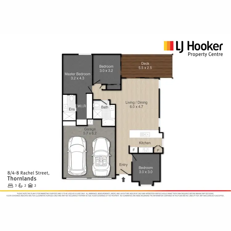 Floorplan of Homely villa listing, 8/4 - 8 Rachow Street, Thornlands QLD 4164