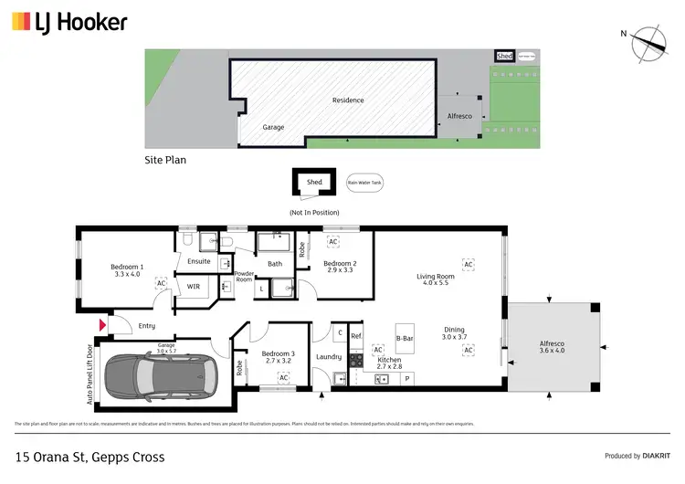 Floorplan of Homely house listing, 15 Orana St, Gepps Cross SA 5094