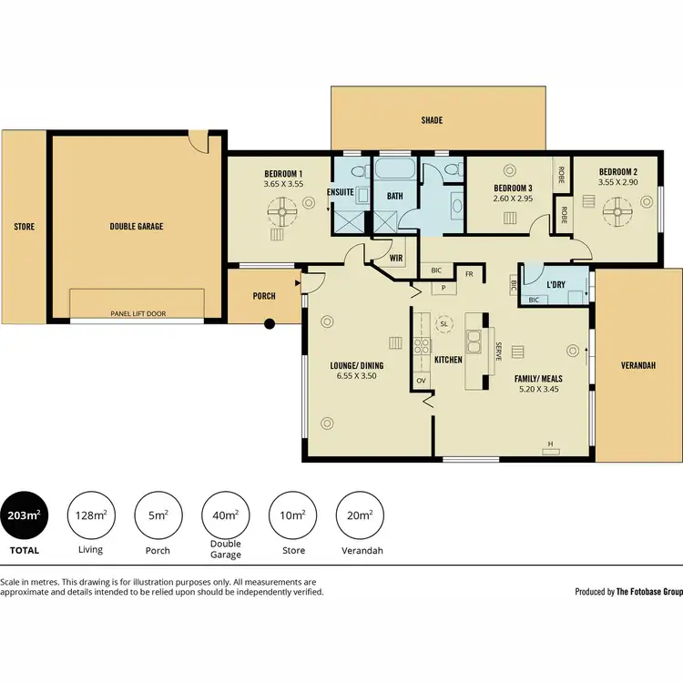 Floorplan of Homely house listing, 2 Elmwood Rise, Golden Grove SA 5125