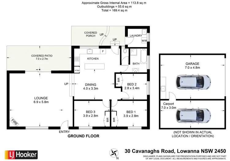 Floorplan of Homely house listing, 30 Cavanaghs Road, Lowanna NSW 2450