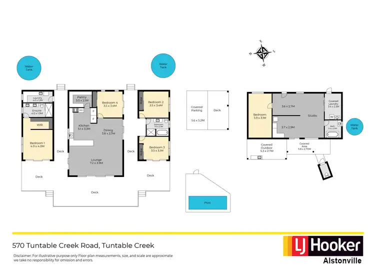 Floorplan of Homely house listing, 570 Tuntable Creek Road, Tuntable Creek NSW 2480