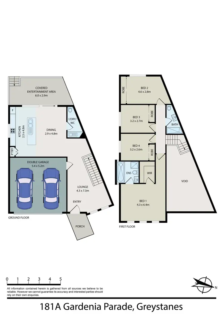 Floorplan of Homely house listing, 181A Gardenia Parade, Greystanes NSW 2145