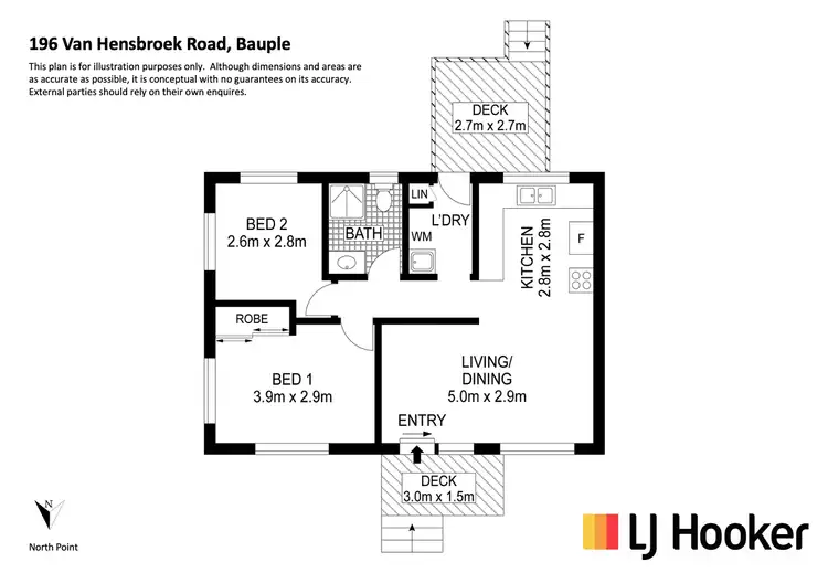 Floorplan of Homely house listing, 196 Van Hensbroek Road, Bauple QLD 4650