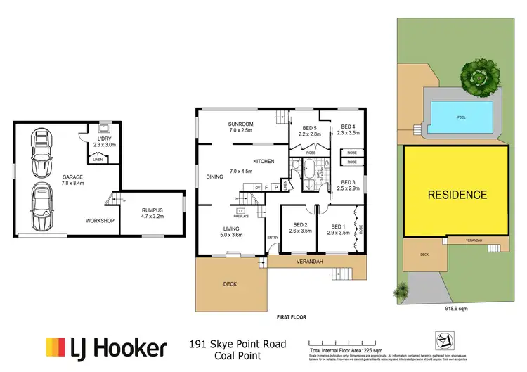 Floorplan of Homely house listing, 191 Skye Point Road, Coal Point NSW 2283