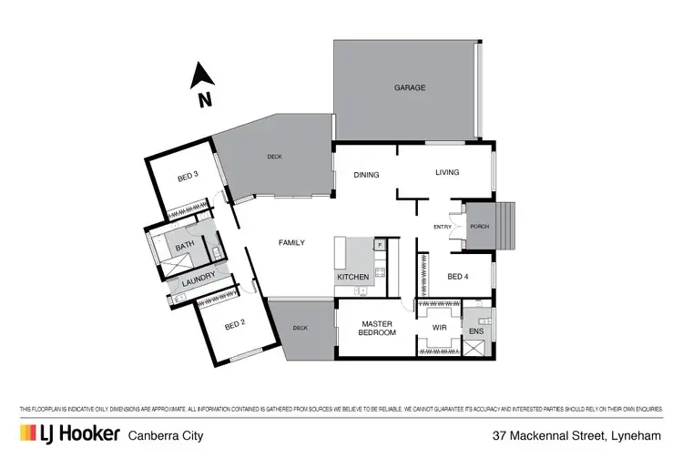 Floorplan of Homely house listing, 37 Mackennal Street, Lyneham ACT 2602