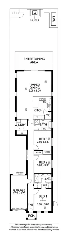 Floorplan of Homely house listing, 6A Elgin Avenue, Warradale SA 5046