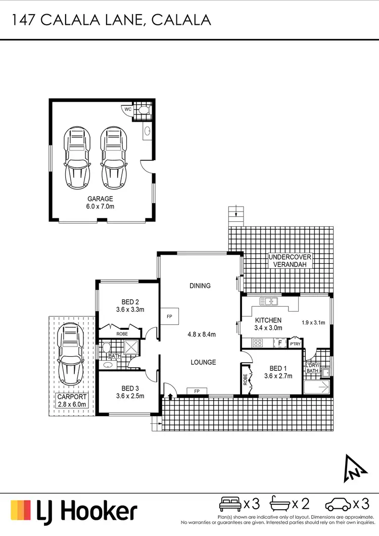 Floorplan of Homely house listing, 147 Calala Lane, Calala NSW 2340