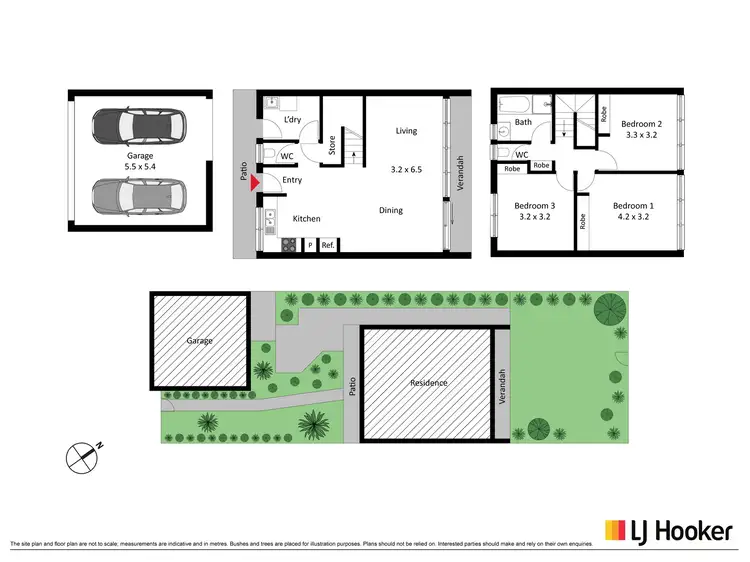 Floorplan of Homely townhouse listing, 43 Goodenia Street, Rivett ACT 2611