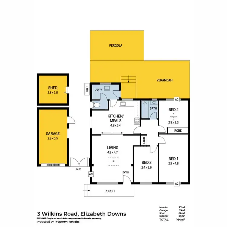 Floorplan of Homely house listing, 3 Wilkins Road, Elizabeth Downs SA 5113