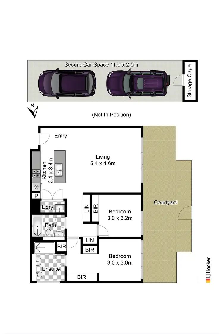 Floorplan of Homely unit listing, G03/13 Waterview Drive, Lane Cove NSW 2066