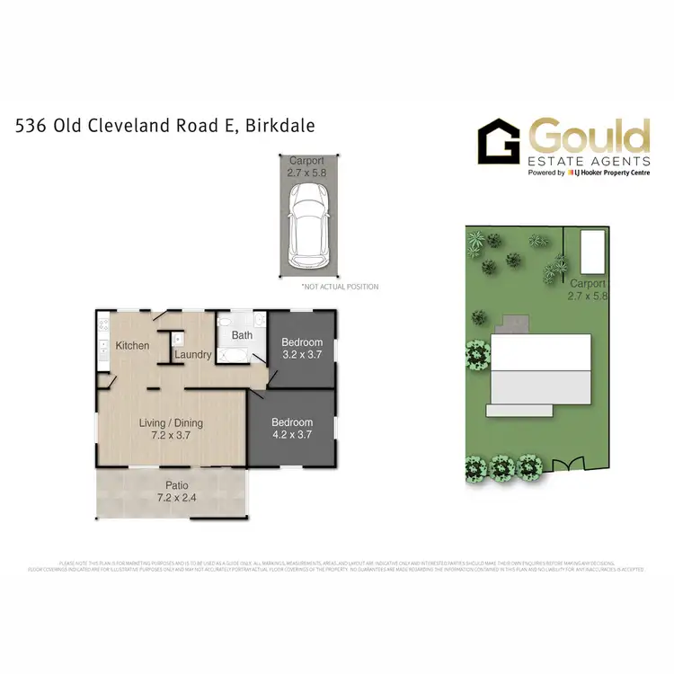 Floorplan of Homely house listing, 536 Old Cleveland Road East, Birkdale QLD 4159