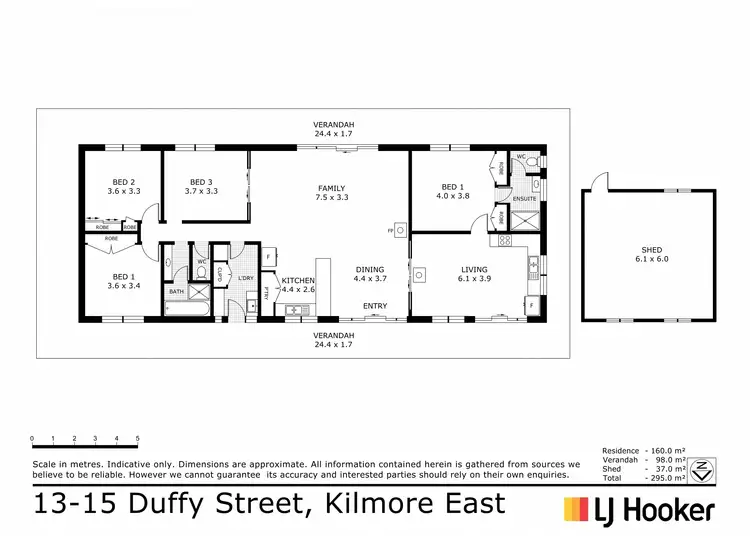 Floorplan of Homely house listing, 13-15 Duffy Street, Kilmore East VIC 3764
