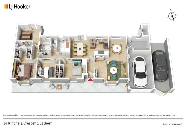 Floorplan of Homely house listing, 14 Kinchela Crescent, Latham ACT 2615