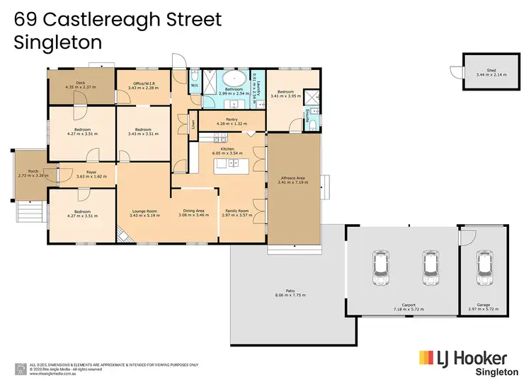 Floorplan of Homely house listing, 69 Castlereagh Street, Singleton NSW 2330