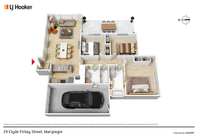 Floorplan of Homely house listing, 29 Clyde Finlay Street, Macgregor ACT 2615