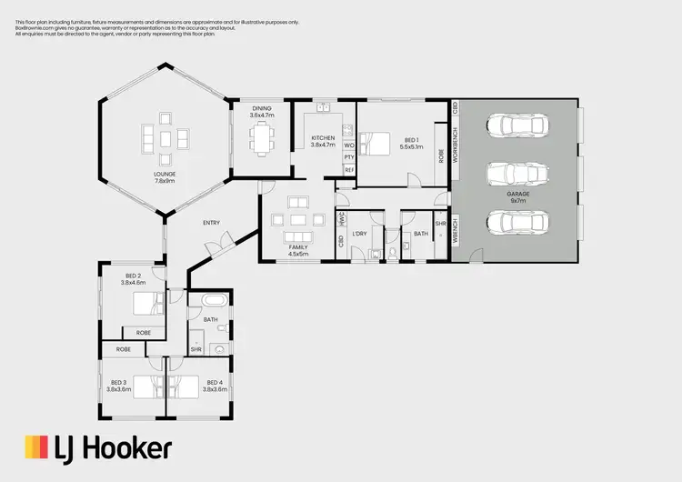 Floorplan of Homely house listing, 25594 Tasman Highway, St Helens TAS 7216