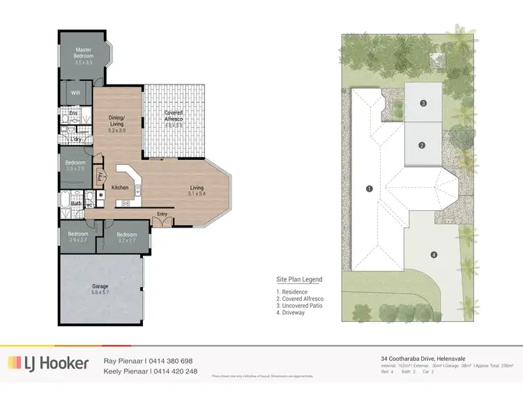 Floorplan of Homely house listing, 34 Cootharaba Drive, Helensvale QLD 4212