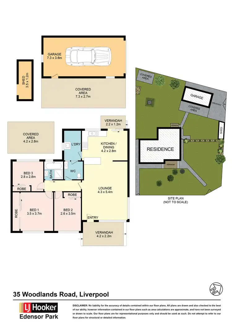 Floorplan of Homely house listing, 35 Woodlands Road, Liverpool NSW 2170