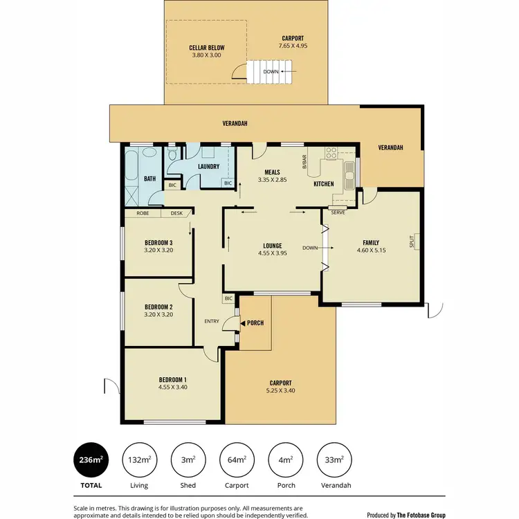 Floorplan of Homely house listing, 1 Adaluma Avenue, Pooraka SA 5095