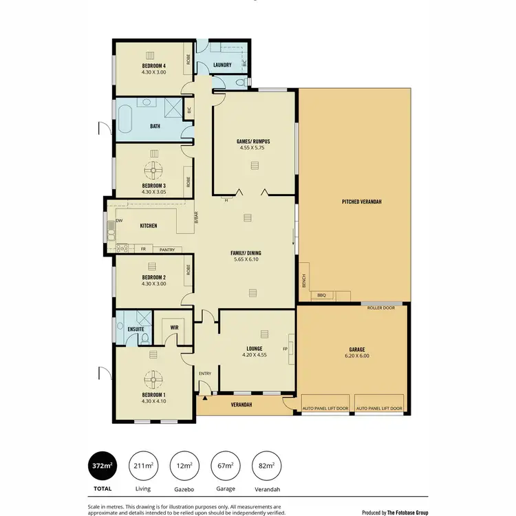 Floorplan of Homely house listing, 1 Mantua Court, Greenwith SA 5125