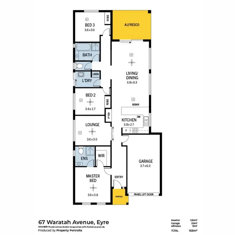 Floorplan of Homely house listing, 67 Waratah Avenue, Eyre SA 5121