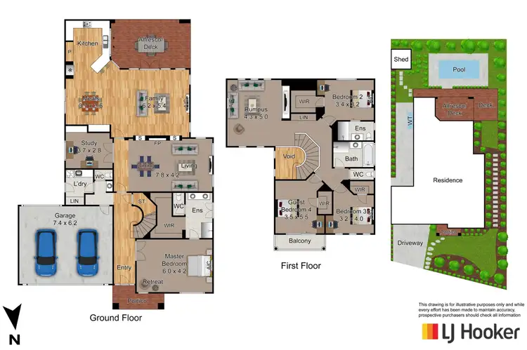Floorplan of Homely house listing, 3 Whisken Way, Berwick VIC 3806
