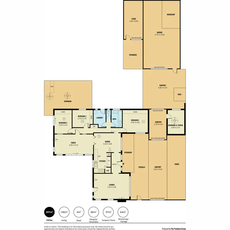 Floorplan of Homely house listing, 20 Palmer Street, Fairview Park SA 5126
