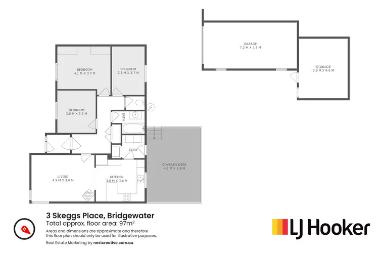 Floorplan of Homely house listing, 3 Skeggs Place, Bridgewater TAS 7030
