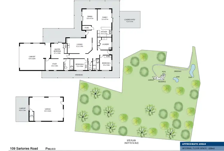 Floorplan of Homely rural property listing, 109 Sartories Road, Pimlico NSW 2478