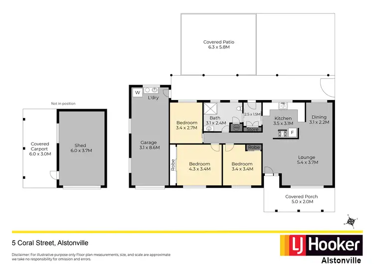 Floorplan of Homely house listing, 5 Coral Street, Alstonville NSW 2477