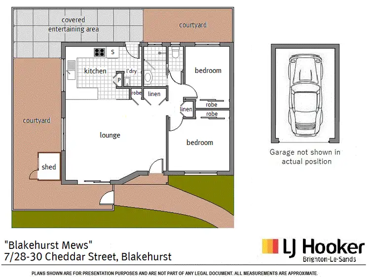 Floorplan of Homely villa listing, 7/28-30 Cheddar Street, Blakehurst NSW 2221