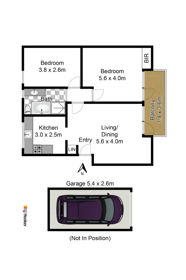 Floorplan of Homely unit listing, Unit X7/38 Cope St, Lane Cove NSW 2066