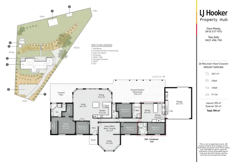 Floorplan of Homely house listing, 26 Mountain View Crest, Mount Nathan QLD 4211