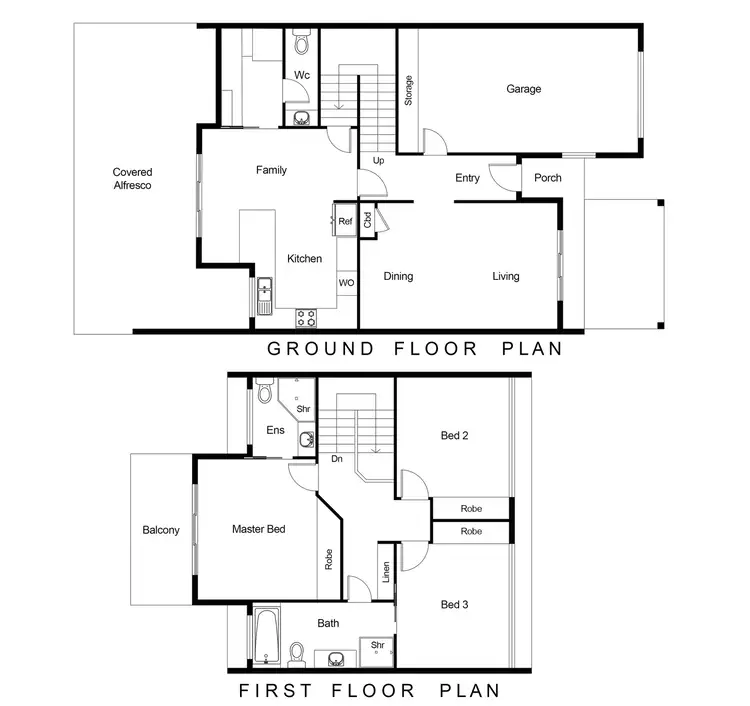 Floorplan of Homely townhouse listing, 1/40 Tenison-Woods Circuit, Bonython ACT 2905