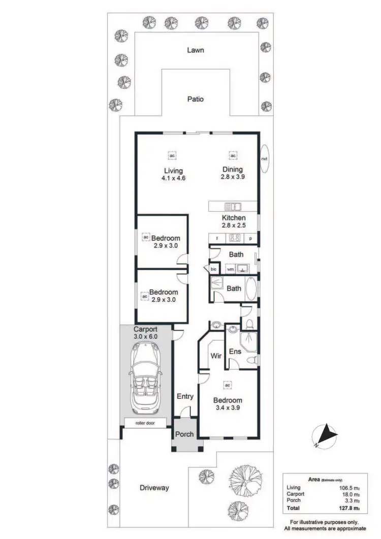 Floorplan of Homely house listing, 59 Pym Street, Croydon Park SA 5008