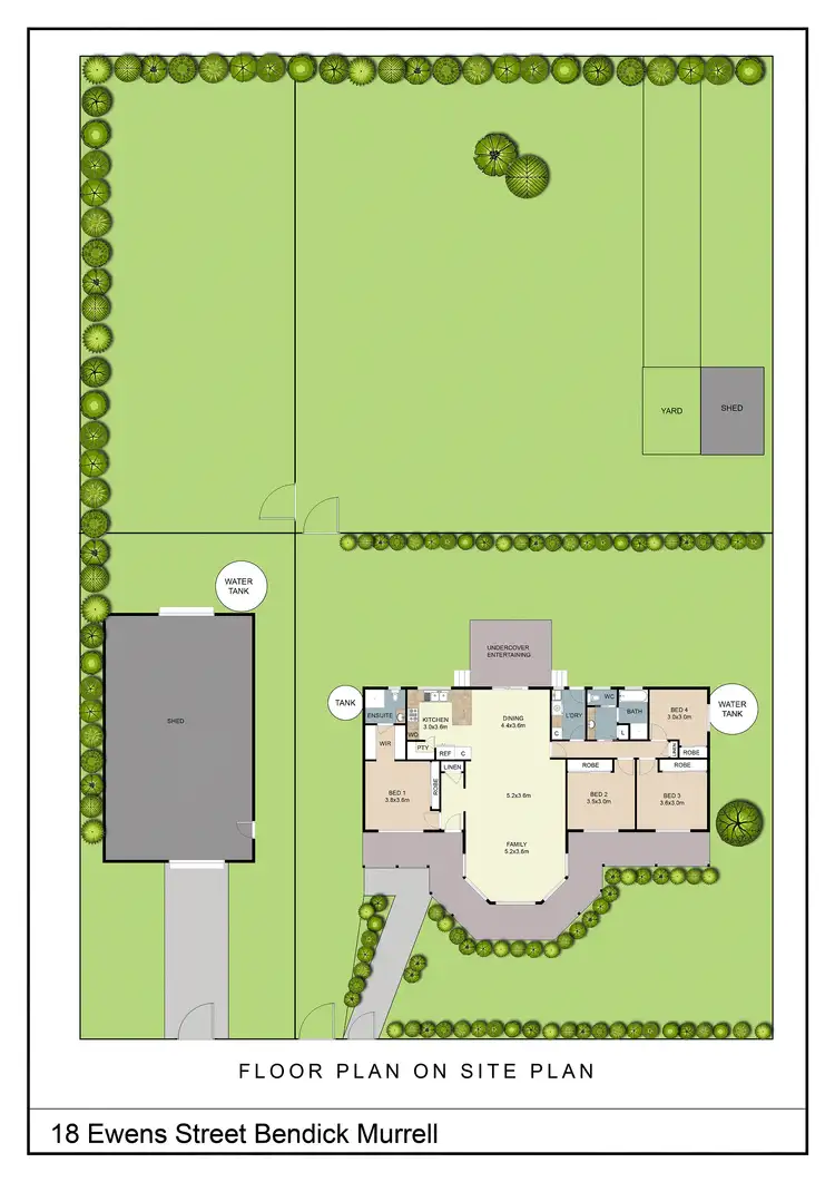 Floorplan of Homely house listing, 18 Ewens Street Bendick Murrell via, Young NSW 2594