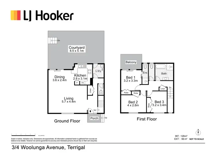 Floorplan of Homely townhouse listing, 3/4 Woolunga Avenue, Terrigal NSW 2260
