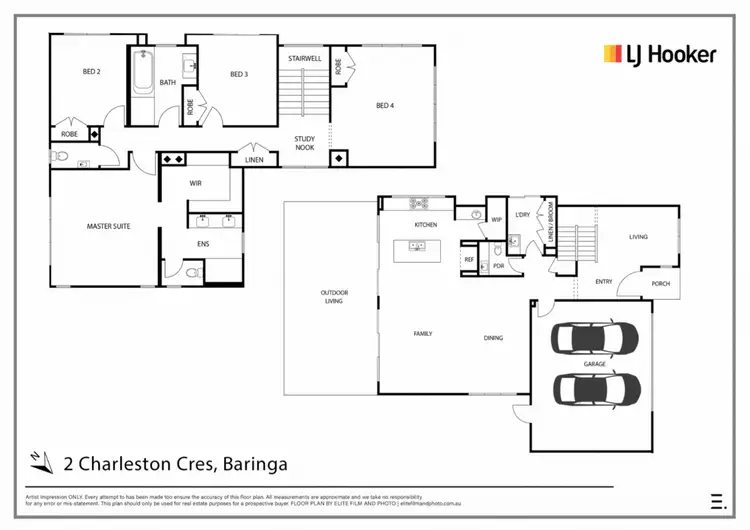 Floorplan of Homely house listing, 2 Charleston Crescent, Baringa QLD 4551