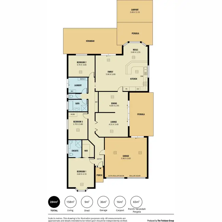Floorplan of Homely house listing, 16 Parker Court, Greenwith SA 5125