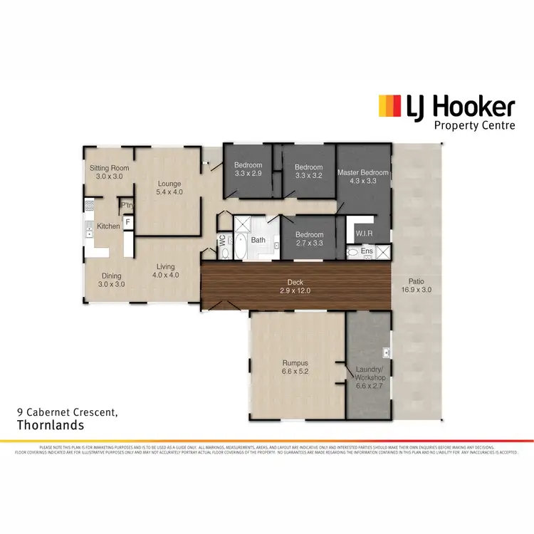 Floorplan of Homely house listing, 9 Cabernet Crescent, Thornlands QLD 4164
