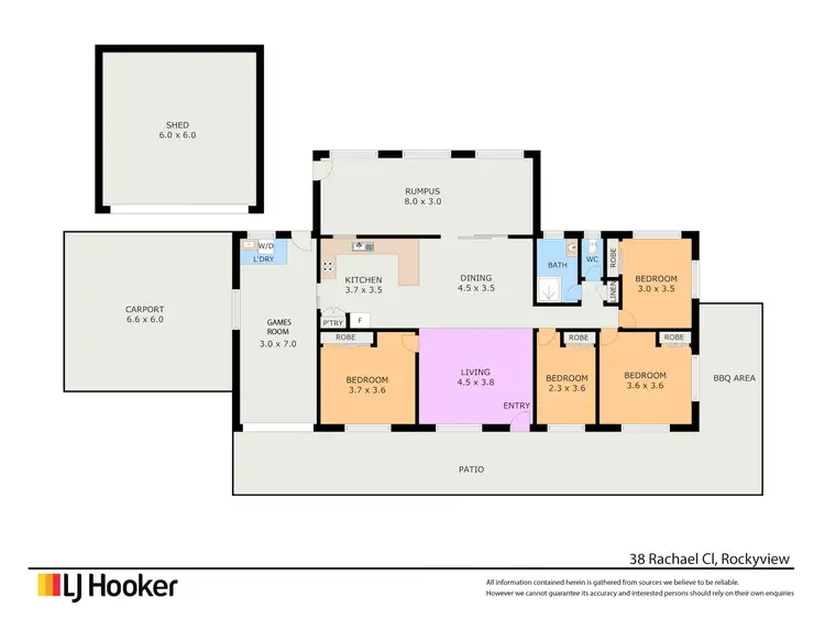Floorplan of Homely house listing, 38-40 Rachael Close, Rockyview QLD 4701