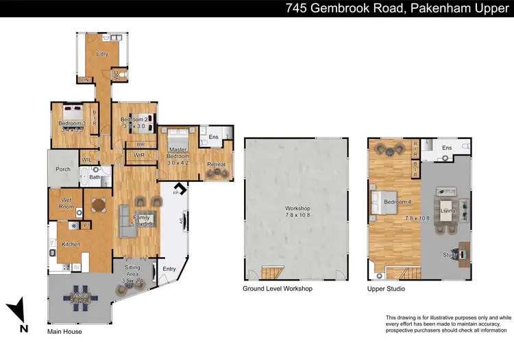 Floorplan of Homely rural property listing, 745 Gembrook Road, Pakenham Upper VIC 3810