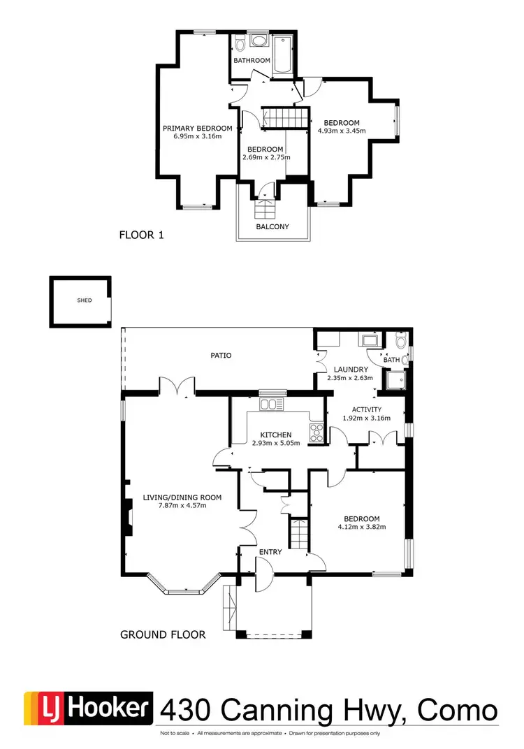 Floorplan of Homely house listing, 430 Canning Highway, Como WA 6152